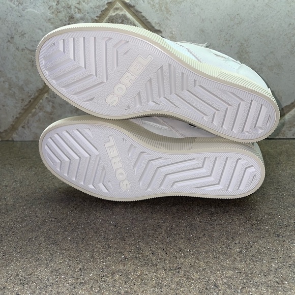 🆕 SOREL Out N About Sports Wedge LaceUp Sneaker, White/Sea Salt Size 8.5 - Picture 9 of 11